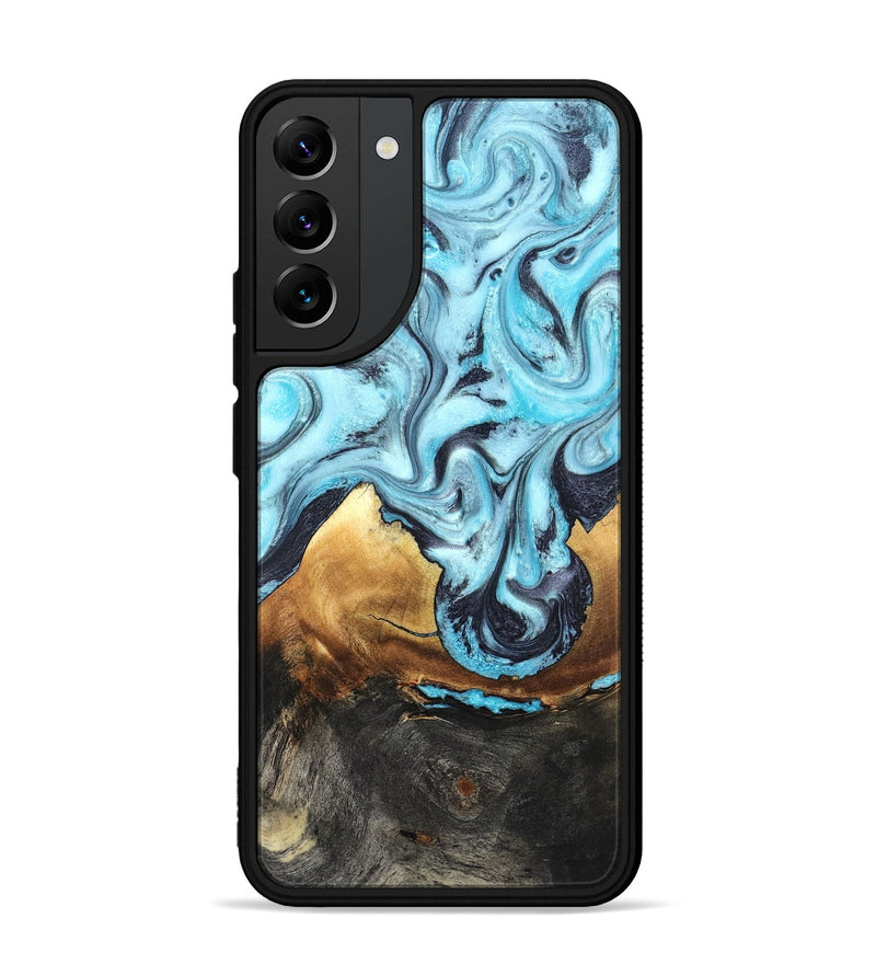Galaxy S22 Plus Wood Phone Case - Lanny (Blue, 819387)