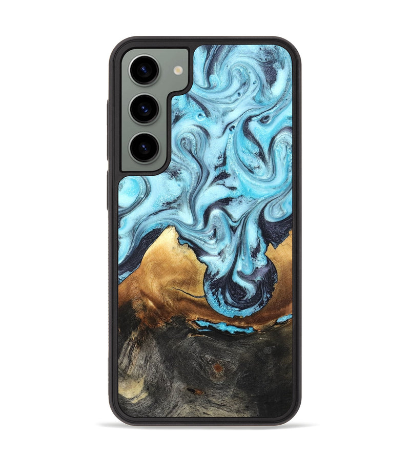 Galaxy S23 Plus Wood Phone Case - Lanny (Blue, 819387)