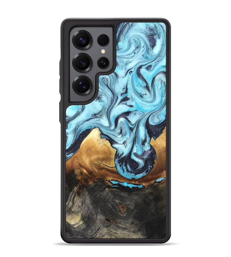 Galaxy S25 Ultra Wood Phone Case - Lanny (Blue, 819387)