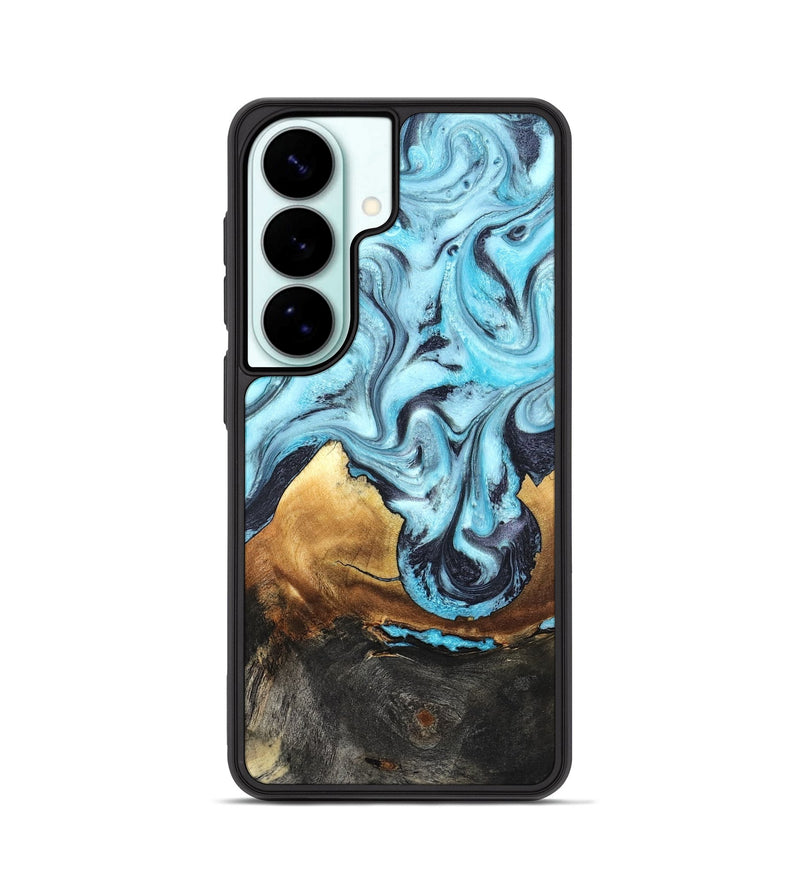 Galaxy S26 Wood Phone Case - Lanny (Blue, 819387)