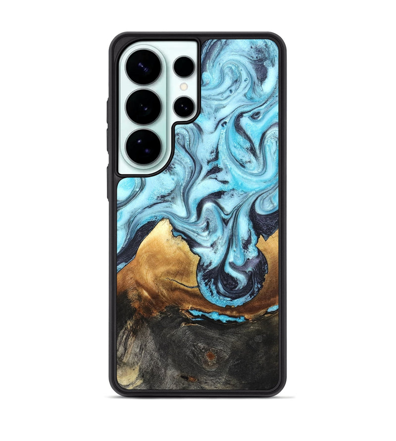 Galaxy S26 Ultra Wood Phone Case - Lanny (Blue, 819387)