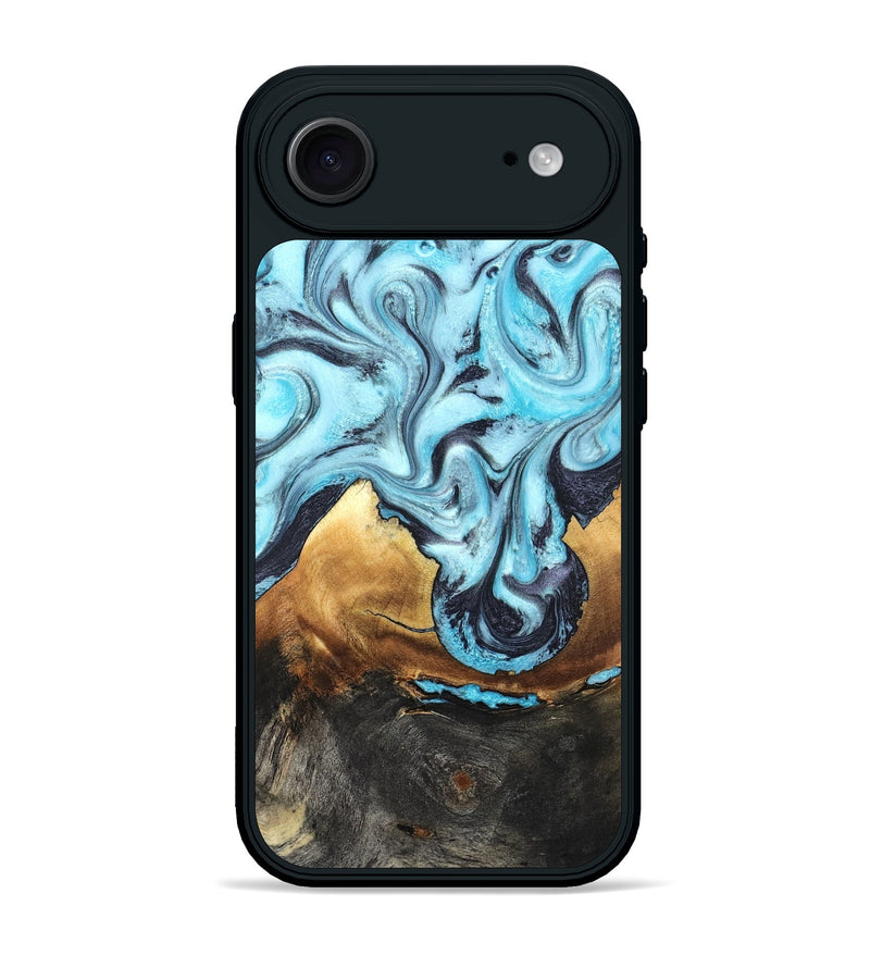 iPhone 17 Air Wood Phone Case - Lanny (Blue, 819387)