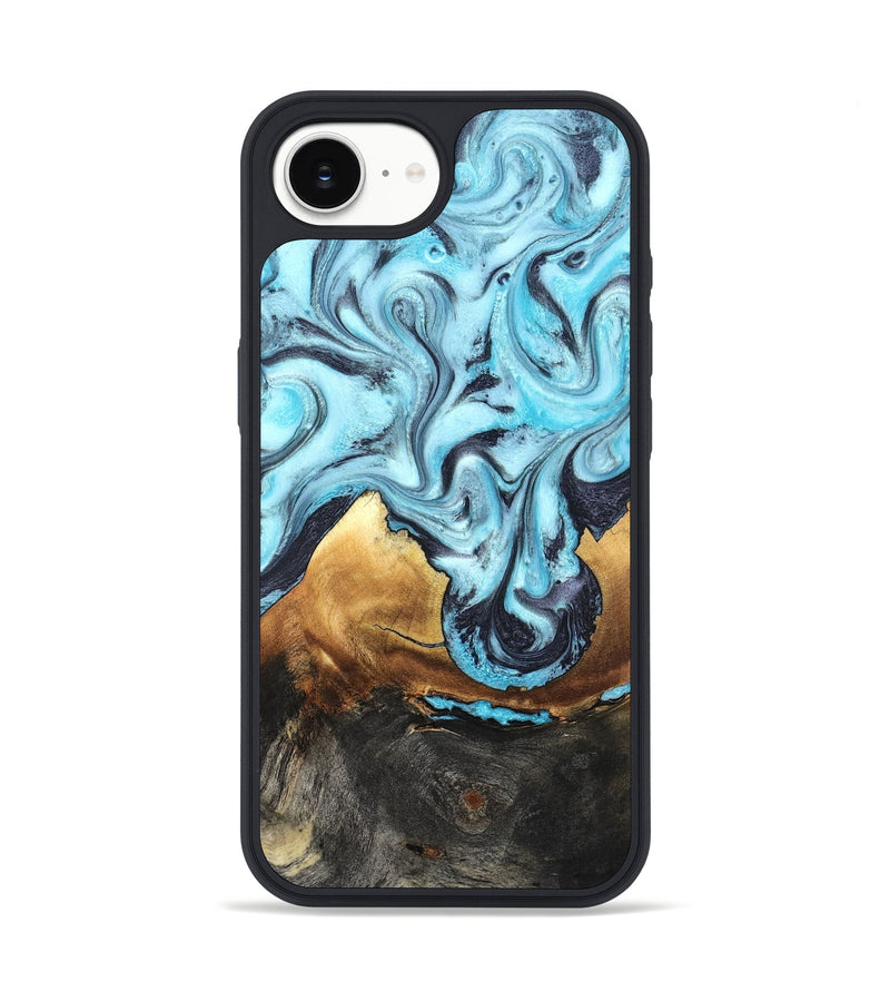 iPhone 17e Wood Phone Case - Lanny (Blue, 819387)