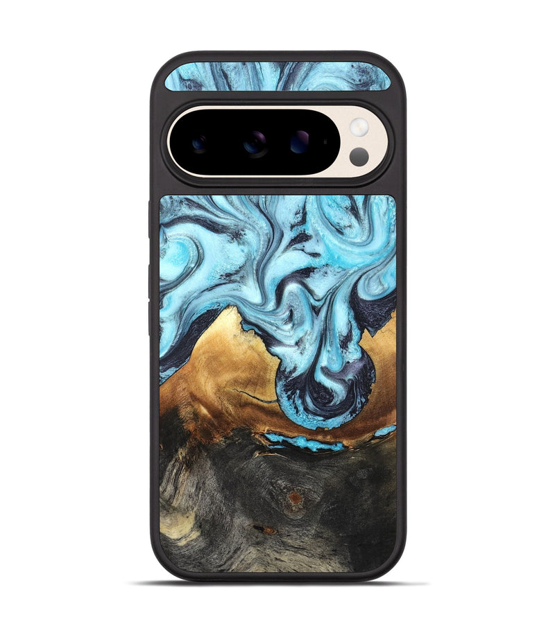 Pixel 10 Wood Phone Case - Lanny (Blue, 819387)
