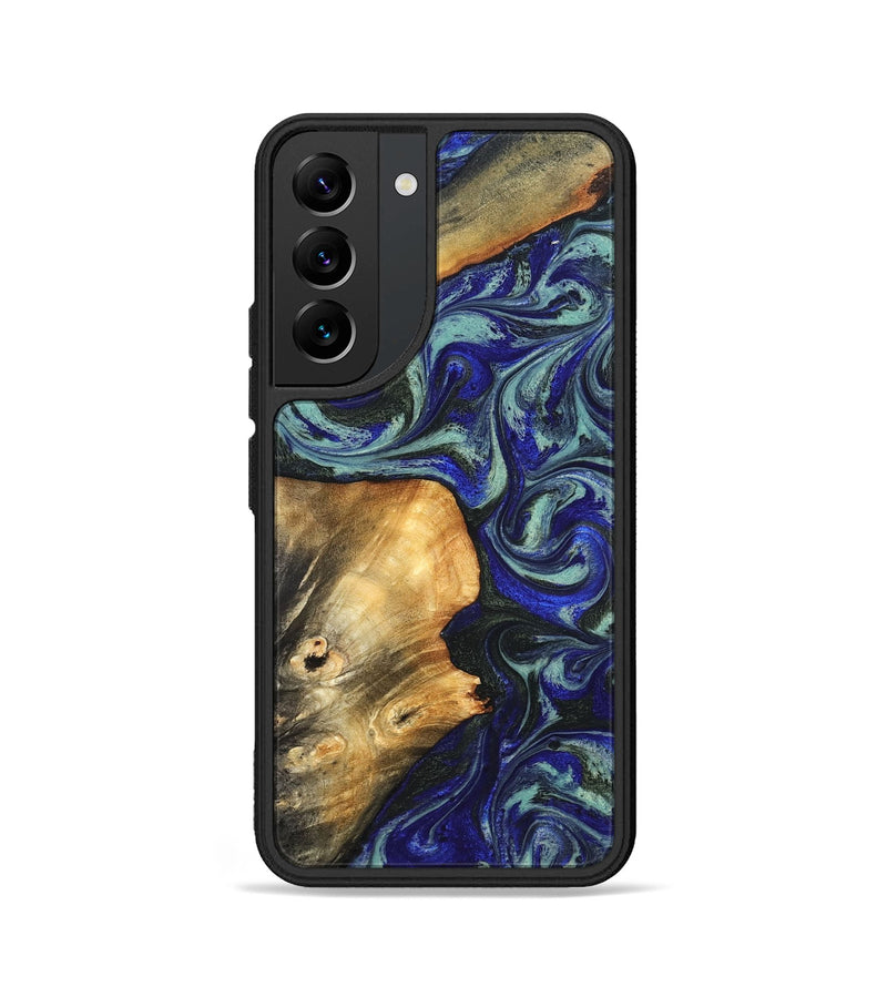 Galaxy S22 Wood Phone Case - Spring (Blue, 819388)