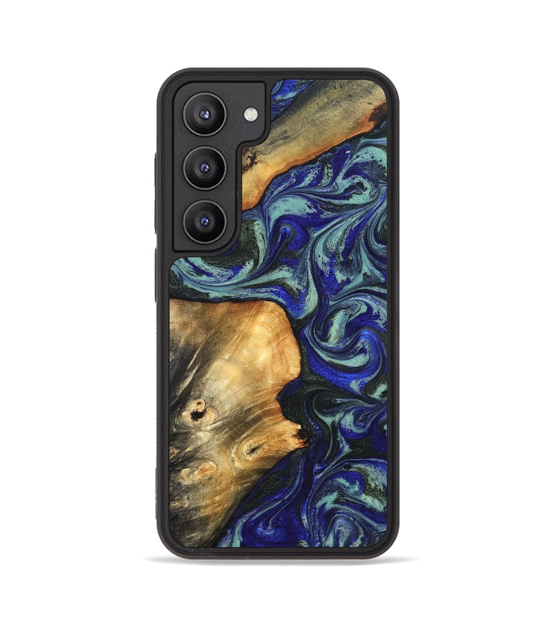 Galaxy S23 Wood Phone Case - Spring (Blue, 819388)