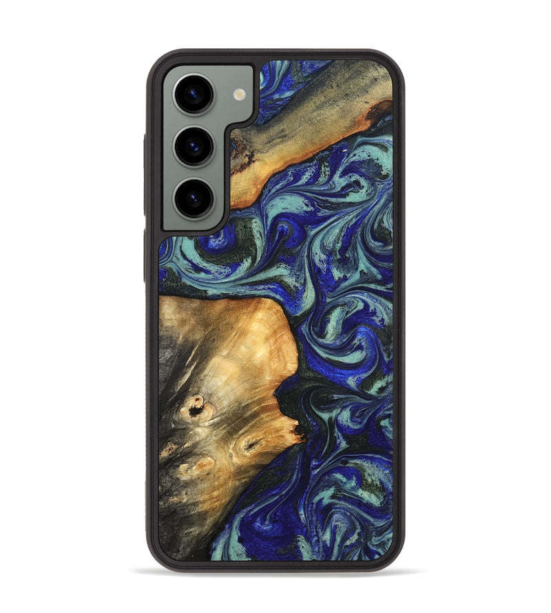 Galaxy S23 Plus Wood Phone Case - Spring (Blue, 819388)