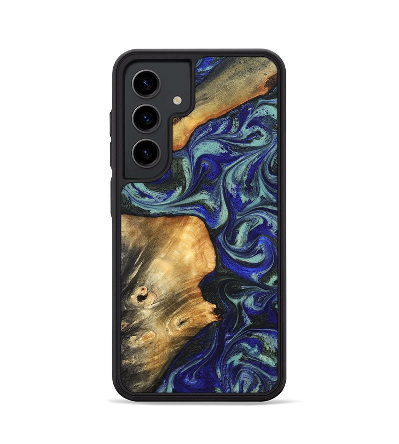 Galaxy S24 Wood Phone Case - Spring (Blue, 819388)