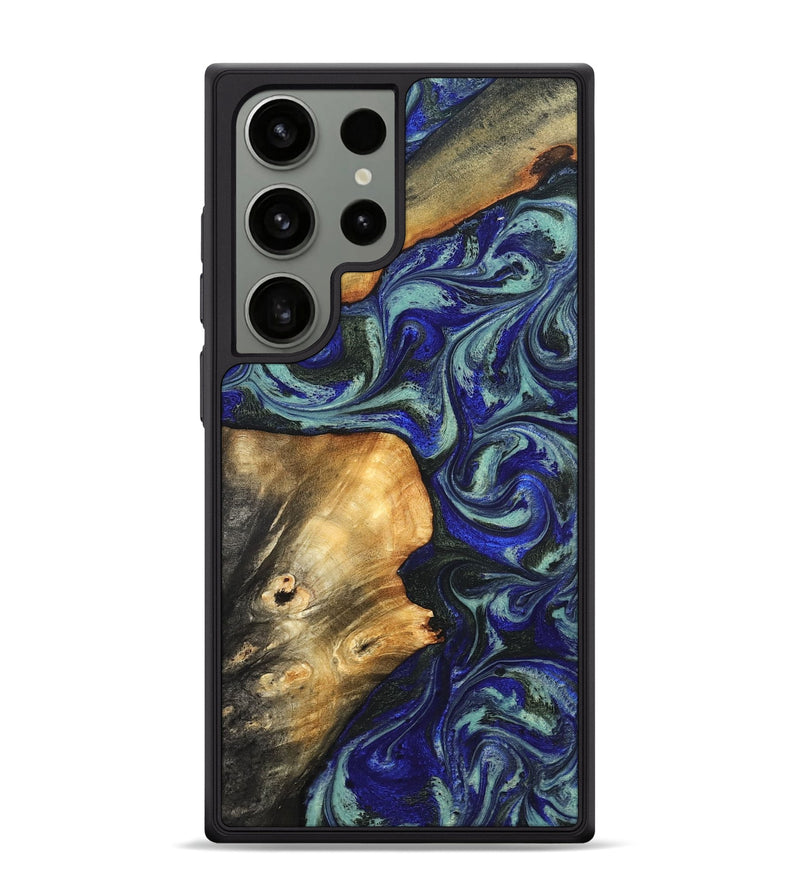 Galaxy S24 Ultra Wood Phone Case - Spring (Blue, 819388)