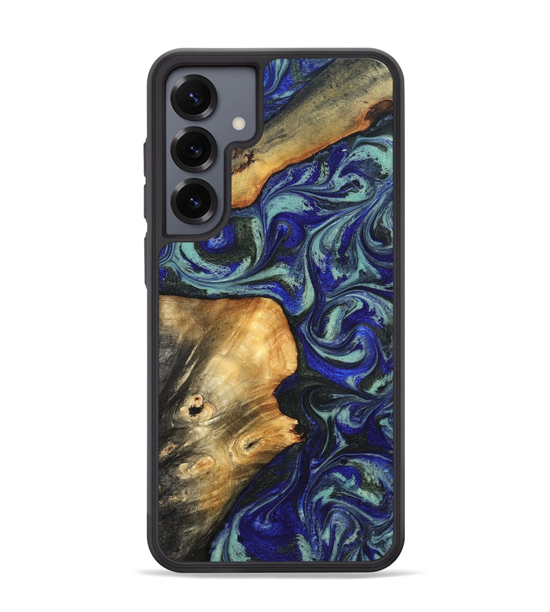 Galaxy S25 Plus Wood Phone Case - Spring (Blue, 819388)
