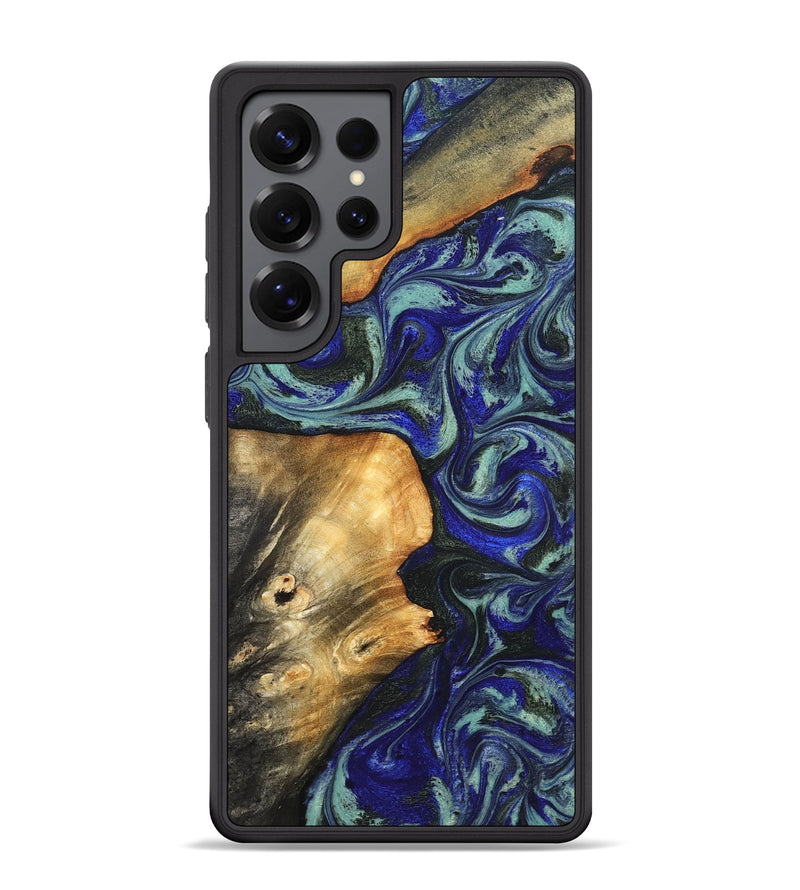 Galaxy S25 Ultra Wood Phone Case - Spring (Blue, 819388)