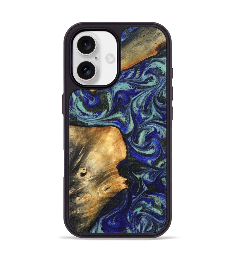 iPhone 17 Wood Phone Case - Spring (Blue, 819388)