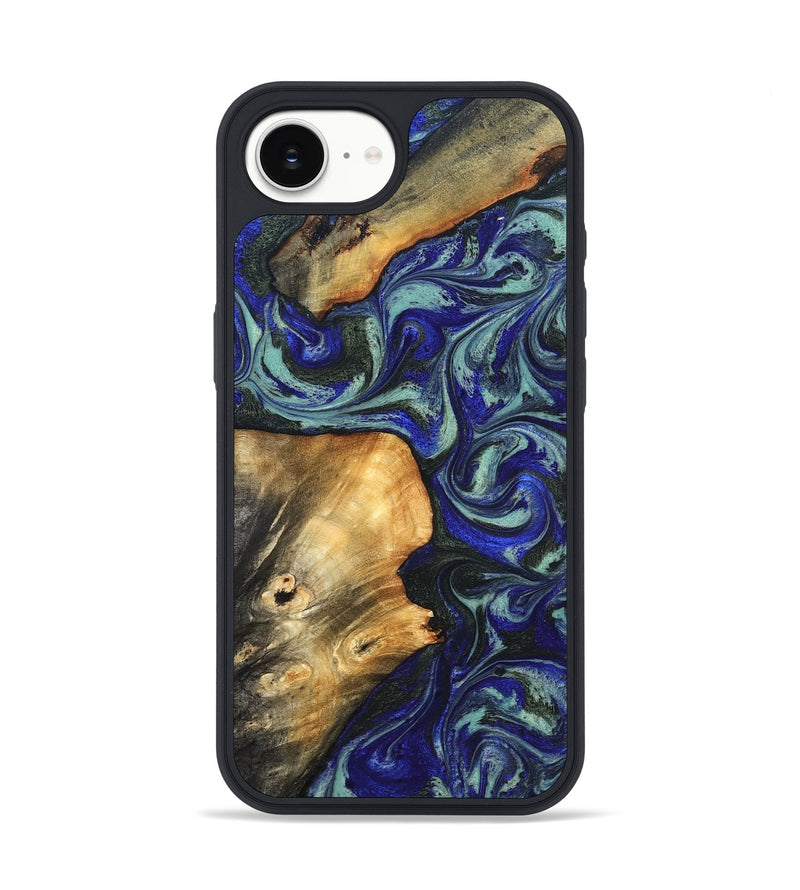 iPhone 17e Wood Phone Case - Spring (Blue, 819388)