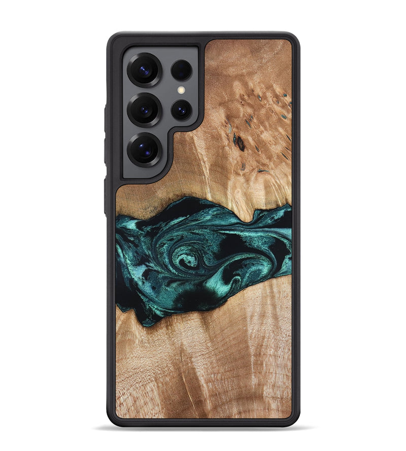 Galaxy S25 Ultra Wood Phone Case - Denis (Blue, 819389)