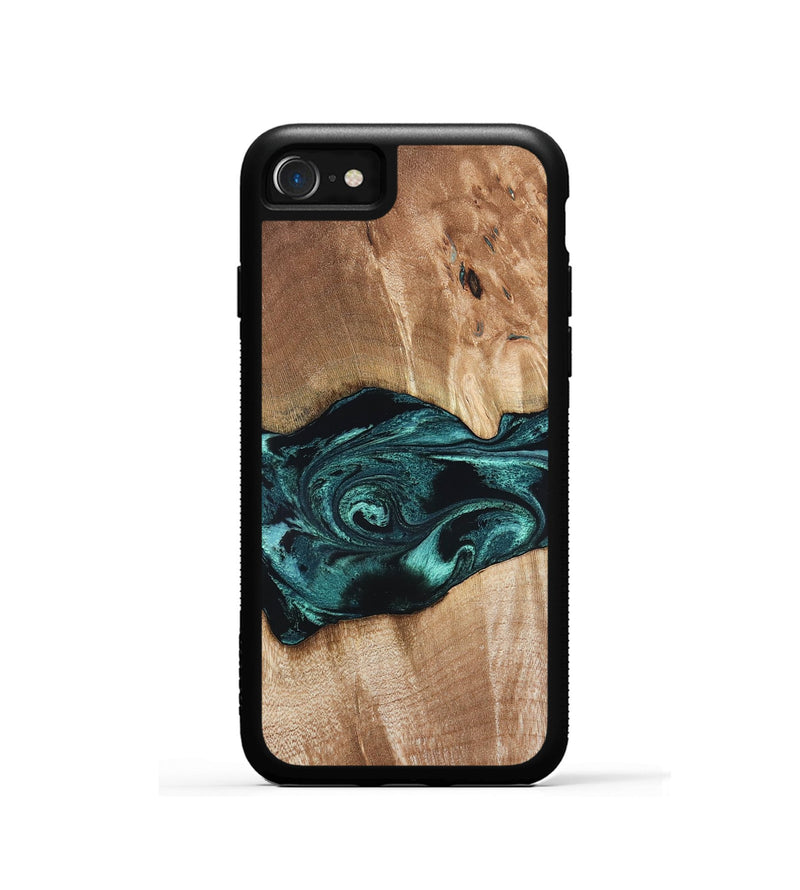iPhone SE Wood Phone Case - Denis (Blue, 819389)
