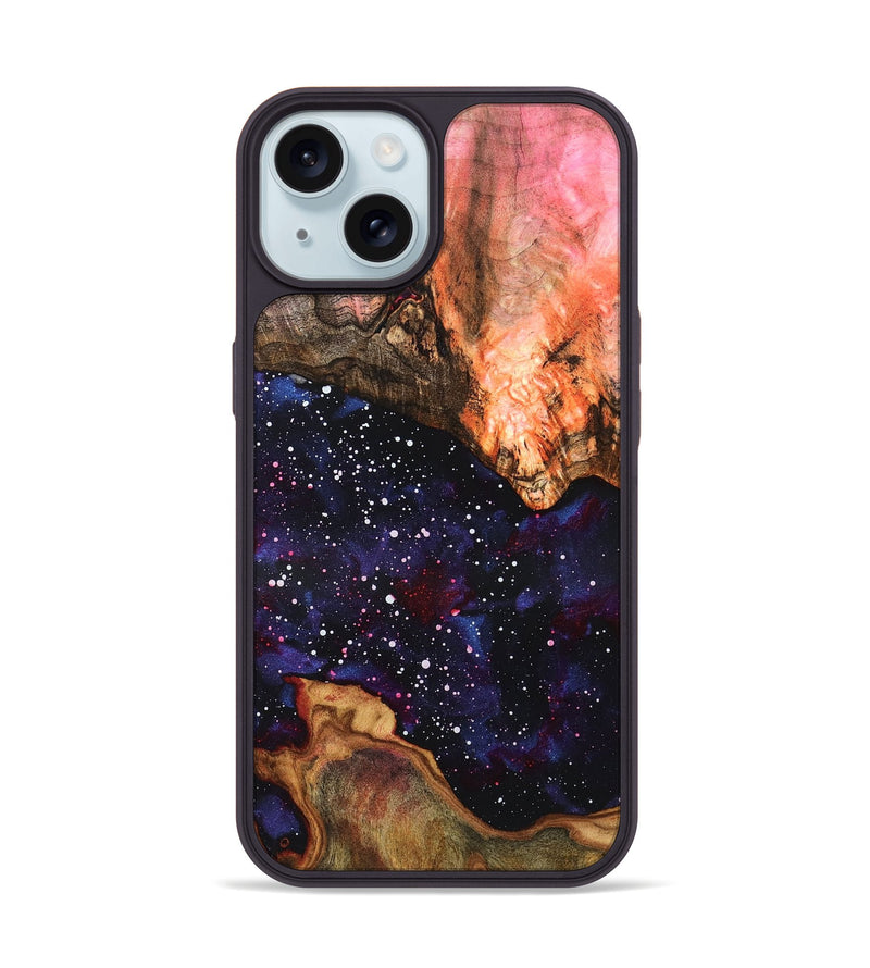 iPhone 15 Wood Phone Case - Buster (Cosmos, 819390)