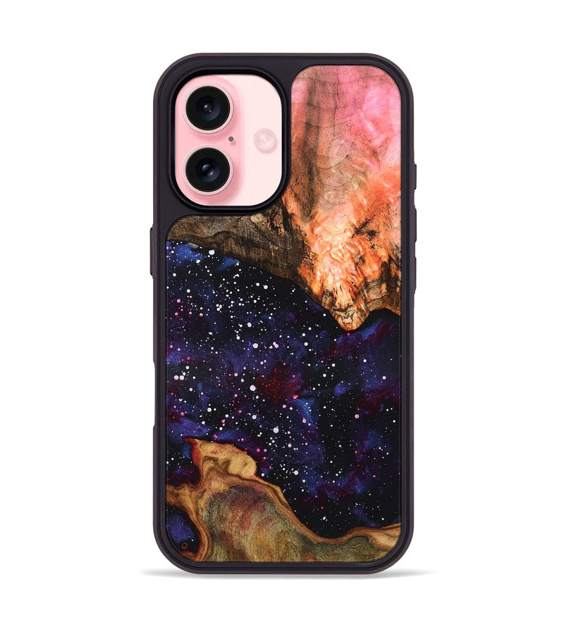 iPhone 16 Wood Phone Case - Buster (Cosmos, 819390)