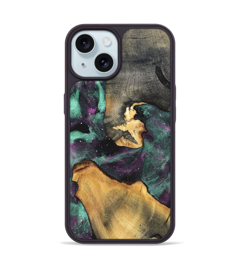 iPhone 15 Wood Phone Case - Dian (Cosmos, 819396)