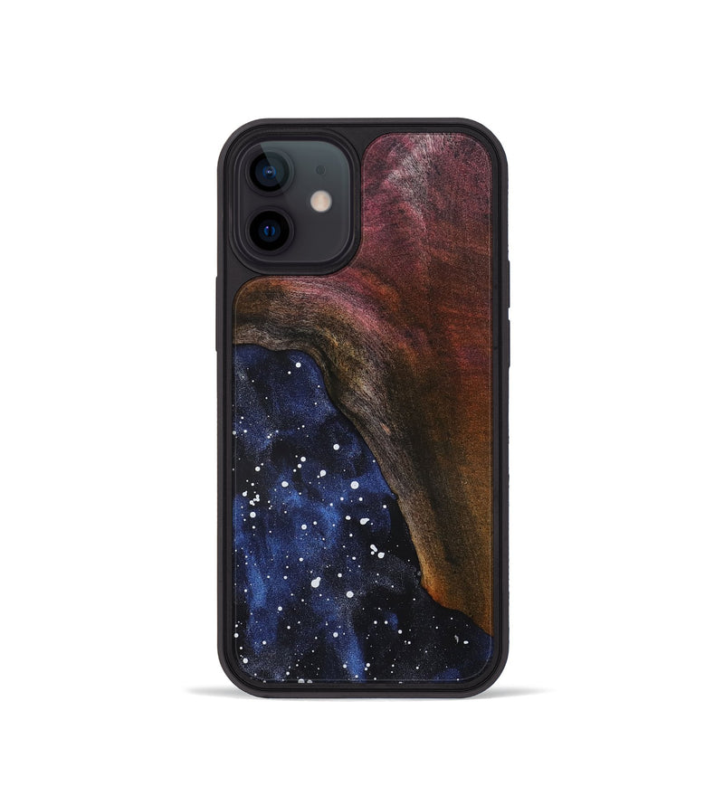 iPhone 12 mini Wood Phone Case - Grey (Cosmos, 819398)