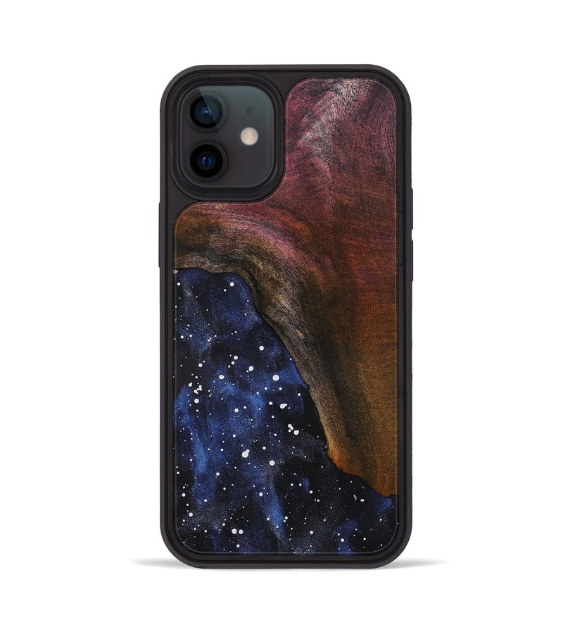 iPhone 12 Wood Phone Case - Grey (Cosmos, 819398)