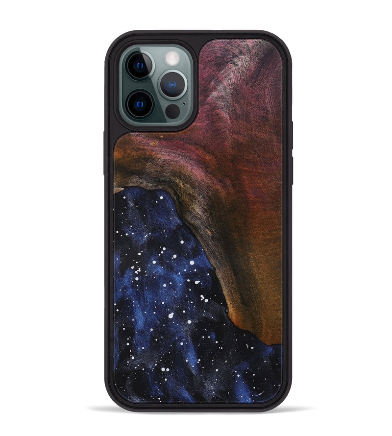iPhone 12 Pro Max Wood Phone Case - Grey (Cosmos, 819398)
