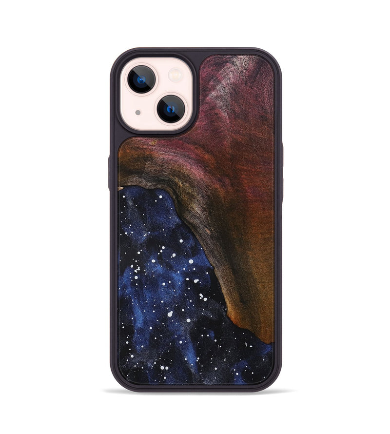 iPhone 14 Wood Phone Case - Grey (Cosmos, 819398)