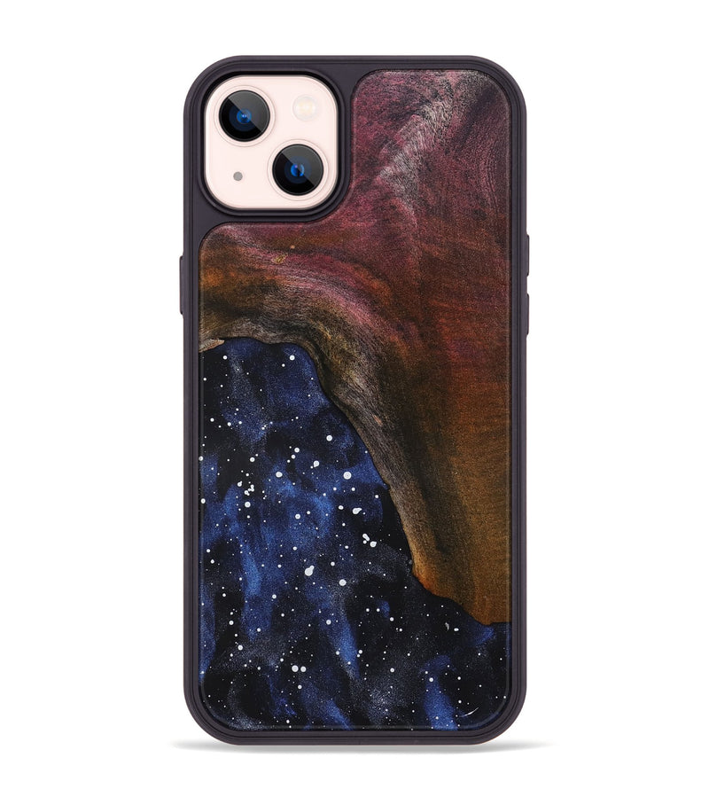 iPhone 14 Plus Wood Phone Case - Grey (Cosmos, 819398)
