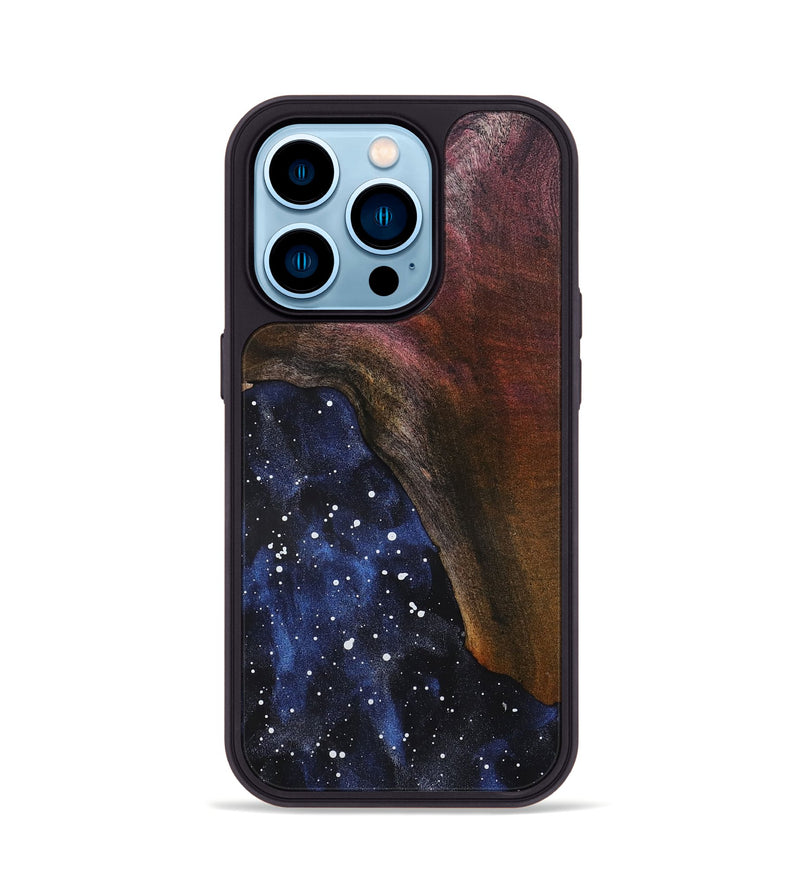 iPhone 14 Pro Wood Phone Case - Grey (Cosmos, 819398)
