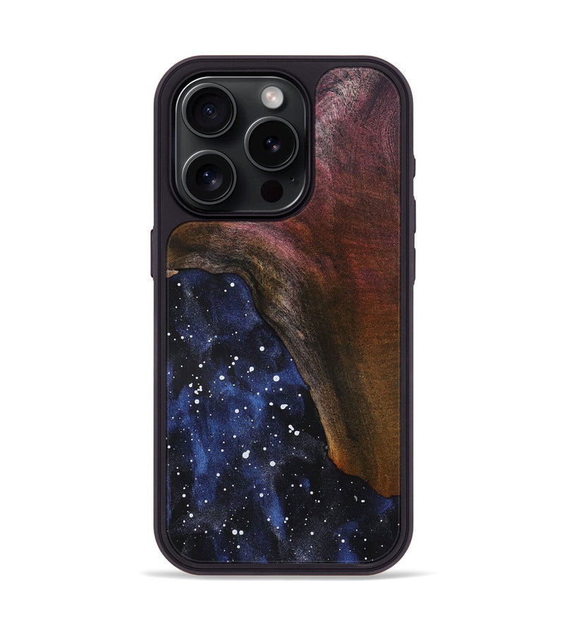 iPhone 15 Pro Wood Phone Case - Grey (Cosmos, 819398)