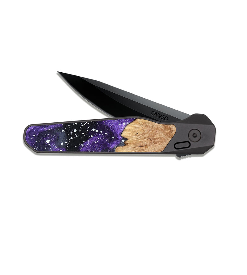 EDC Dark Slate Wood Pocket Knife - Sid (Cosmos, 819400)