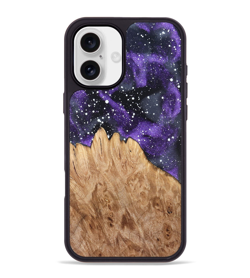 iPhone 16 Plus Wood Phone Case - Sid (Cosmos, 819400)