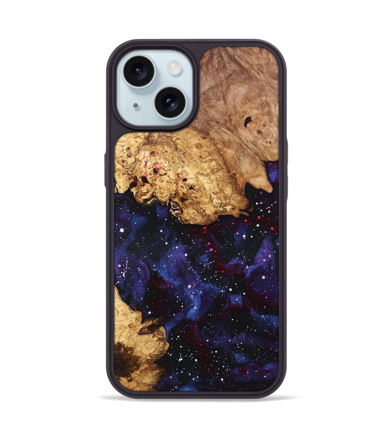 iPhone 15 Wood Phone Case - Kailyn (Cosmos, 819401)
