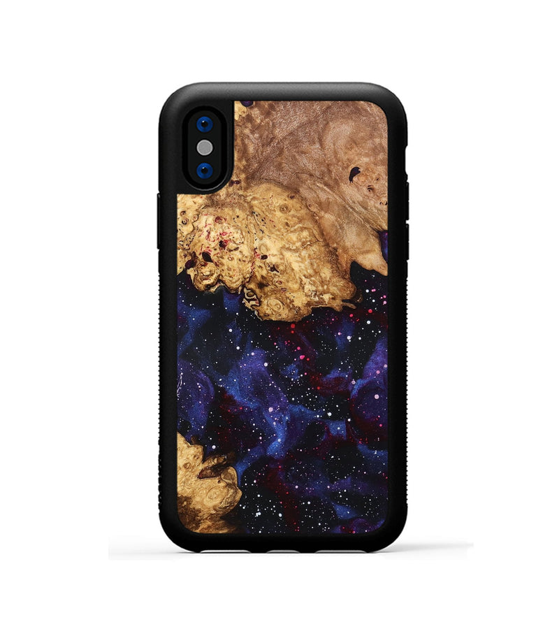 iPhone Xs Wood Phone Case - Kailyn (Cosmos, 819401)