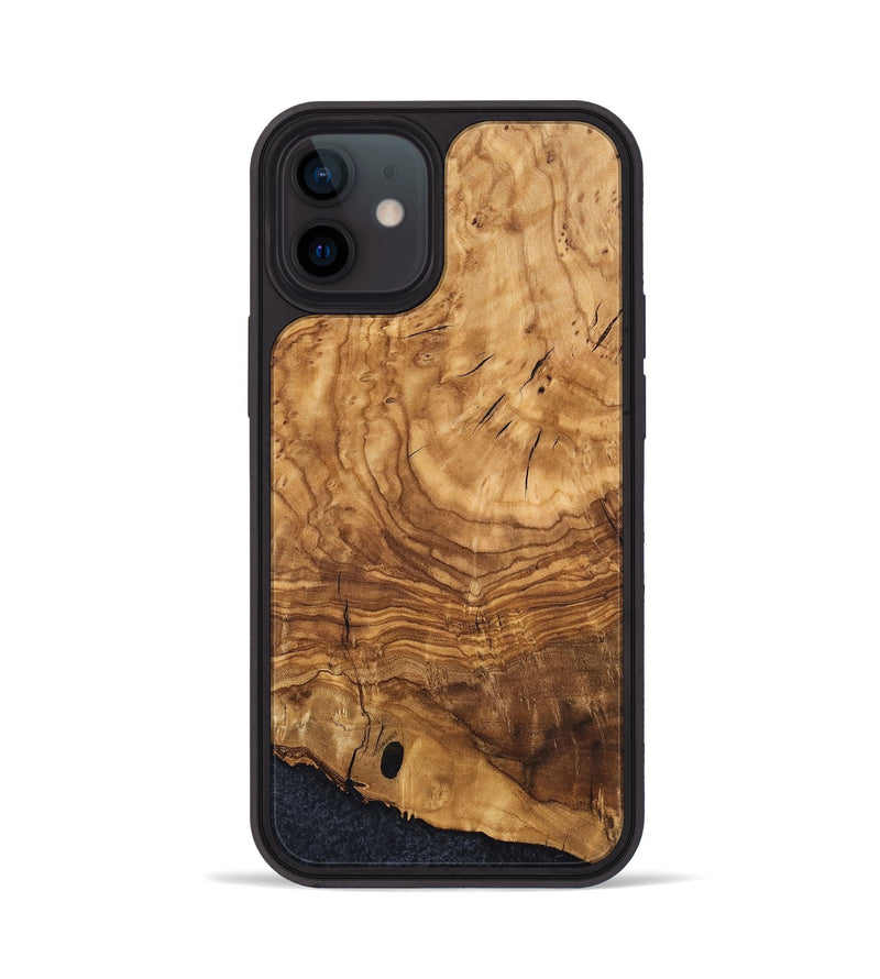 iPhone 12 Wood Phone Case - Jamya (Ancient Olive, 819403)