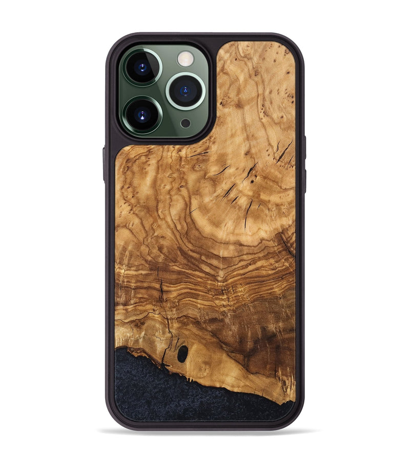 iPhone 13 Pro Max Wood Phone Case - Jamya (Ancient Olive, 819403)