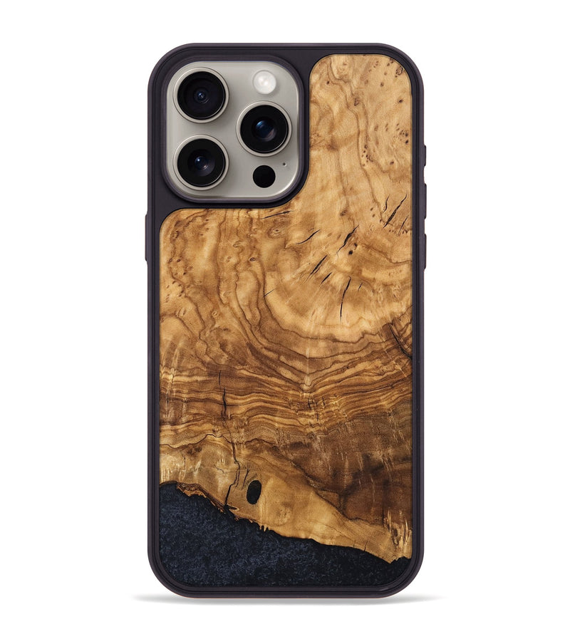 iPhone 15 Pro Max Wood Phone Case - Jamya (Ancient Olive, 819403)