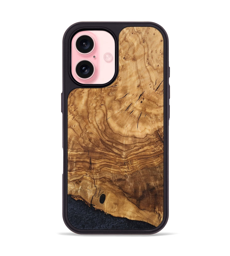 iPhone 16 Wood Phone Case - Jamya (Ancient Olive, 819403)