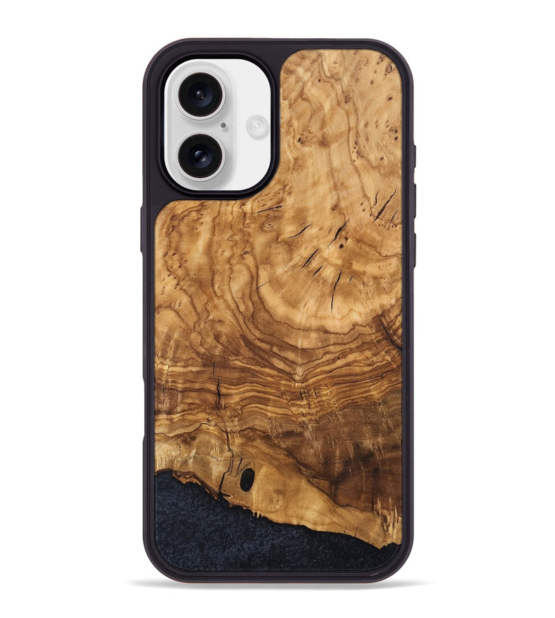 iPhone 16 Plus Wood Phone Case - Jamya (Ancient Olive, 819403)