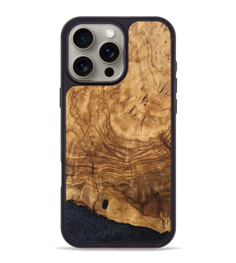 iPhone 16 Pro Max Wood Phone Case - Jamya (Ancient Olive, 819403)