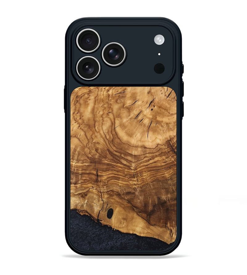 iPhone 17 Pro Max Wood Phone Case - Jamya (Ancient Olive, 819403)