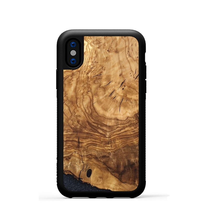 iPhone Xs Wood Phone Case - Jamya (Ancient Olive, 819403)