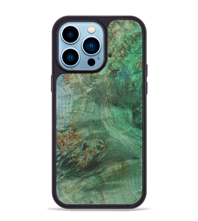 iPhone 14 Pro Max Wood Phone Case - Tyree (Wood Burl, 819407)