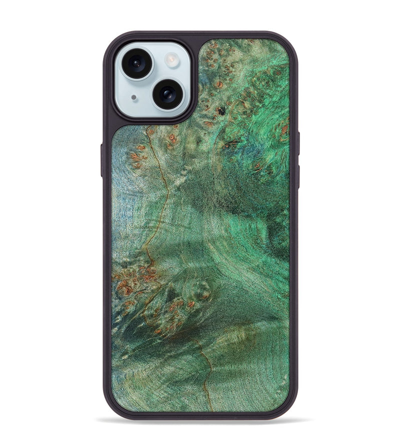 iPhone 15 Plus Wood Phone Case - Tyree (Wood Burl, 819407)