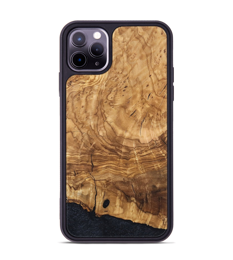 iPhone 11 Pro Max Wood Phone Case - Eliam (Ancient Olive, 819409)