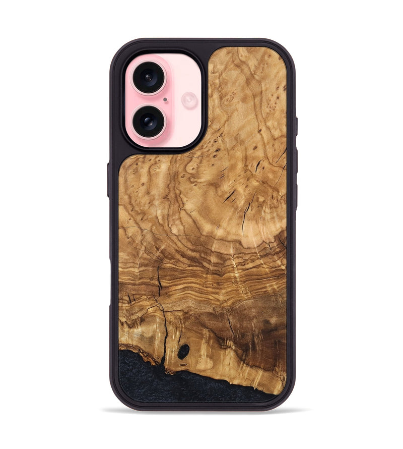 iPhone 16 Wood Phone Case - Eliam (Ancient Olive, 819409)