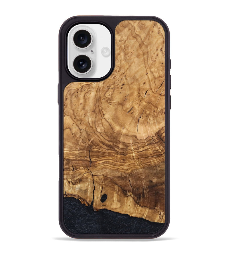 iPhone 16 Plus Wood Phone Case - Eliam (Ancient Olive, 819409)