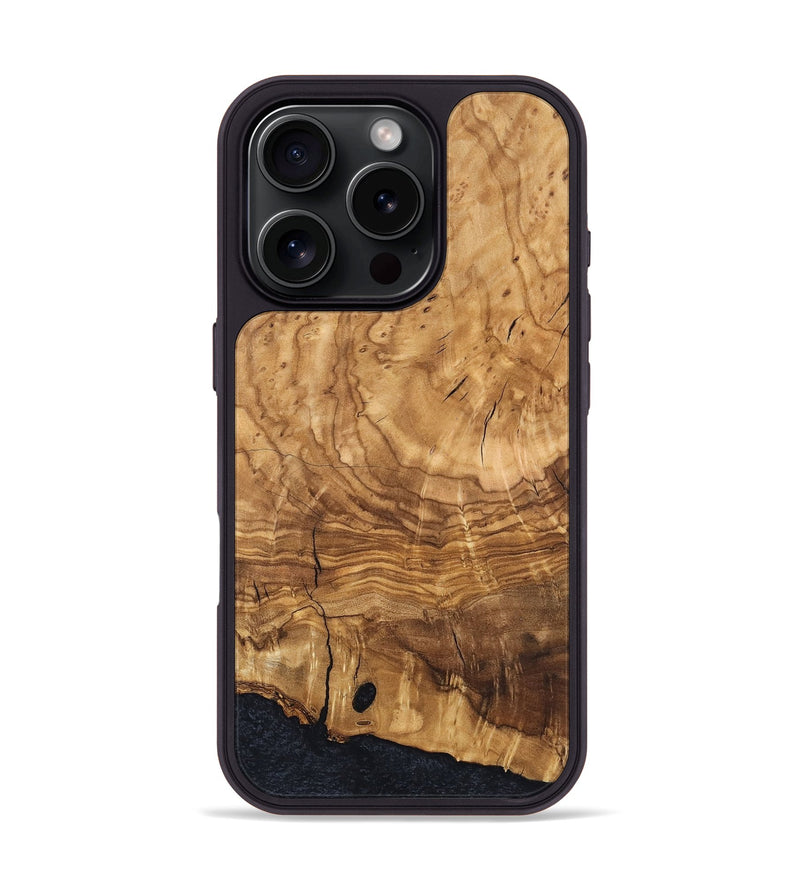 iPhone 16 Pro Wood Phone Case - Eliam (Ancient Olive, 819409)