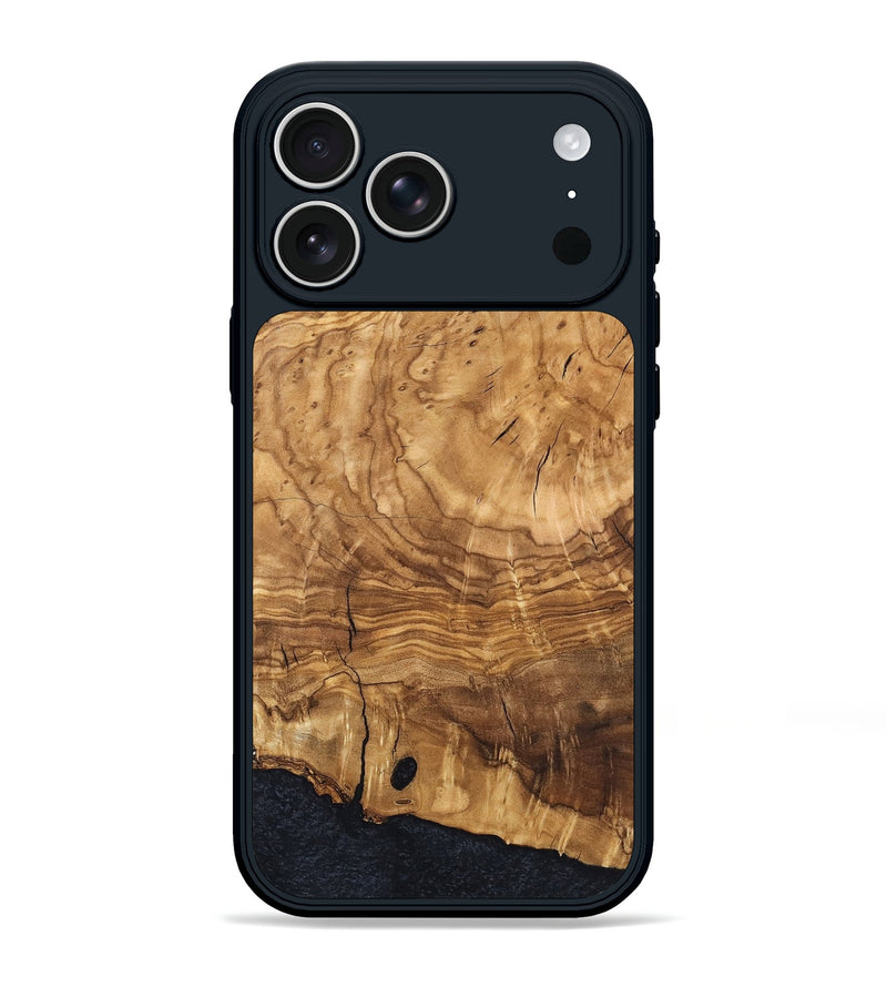 iPhone 17 Pro Max Wood Phone Case - Eliam (Ancient Olive, 819409)