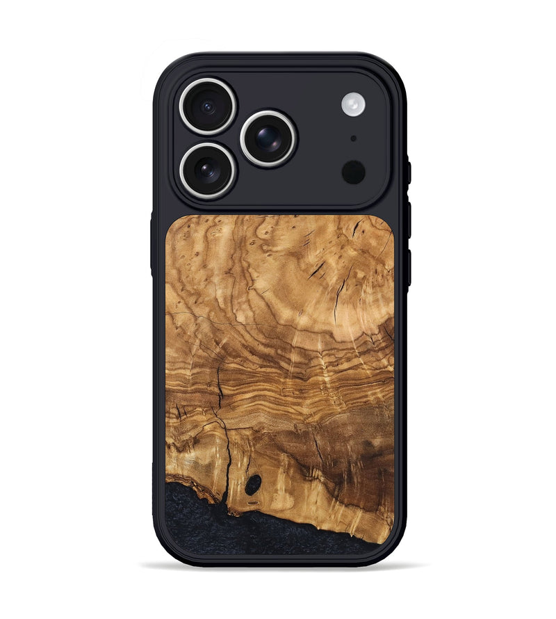 iPhone 17 Pro Wood Phone Case - Eliam (Ancient Olive, 819409)