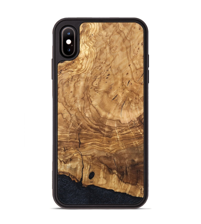 iPhone Xs Max Wood Phone Case - Eliam (Ancient Olive, 819409)